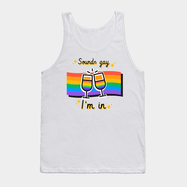 SoundsGay Tank Top by Celebrate your pride